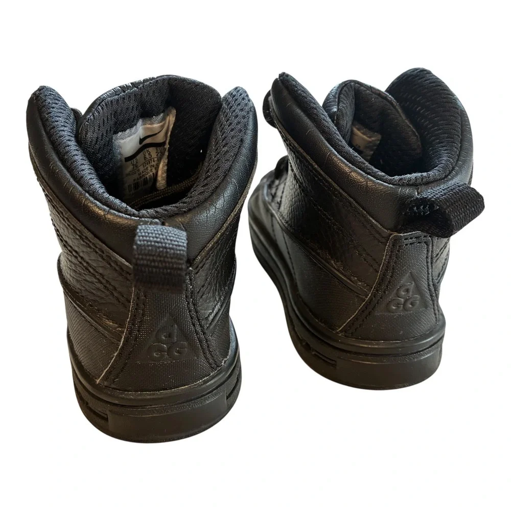 Nike‎ Toddler ACG Woodside 2 High Boots Black Waterproof Kids Shoes